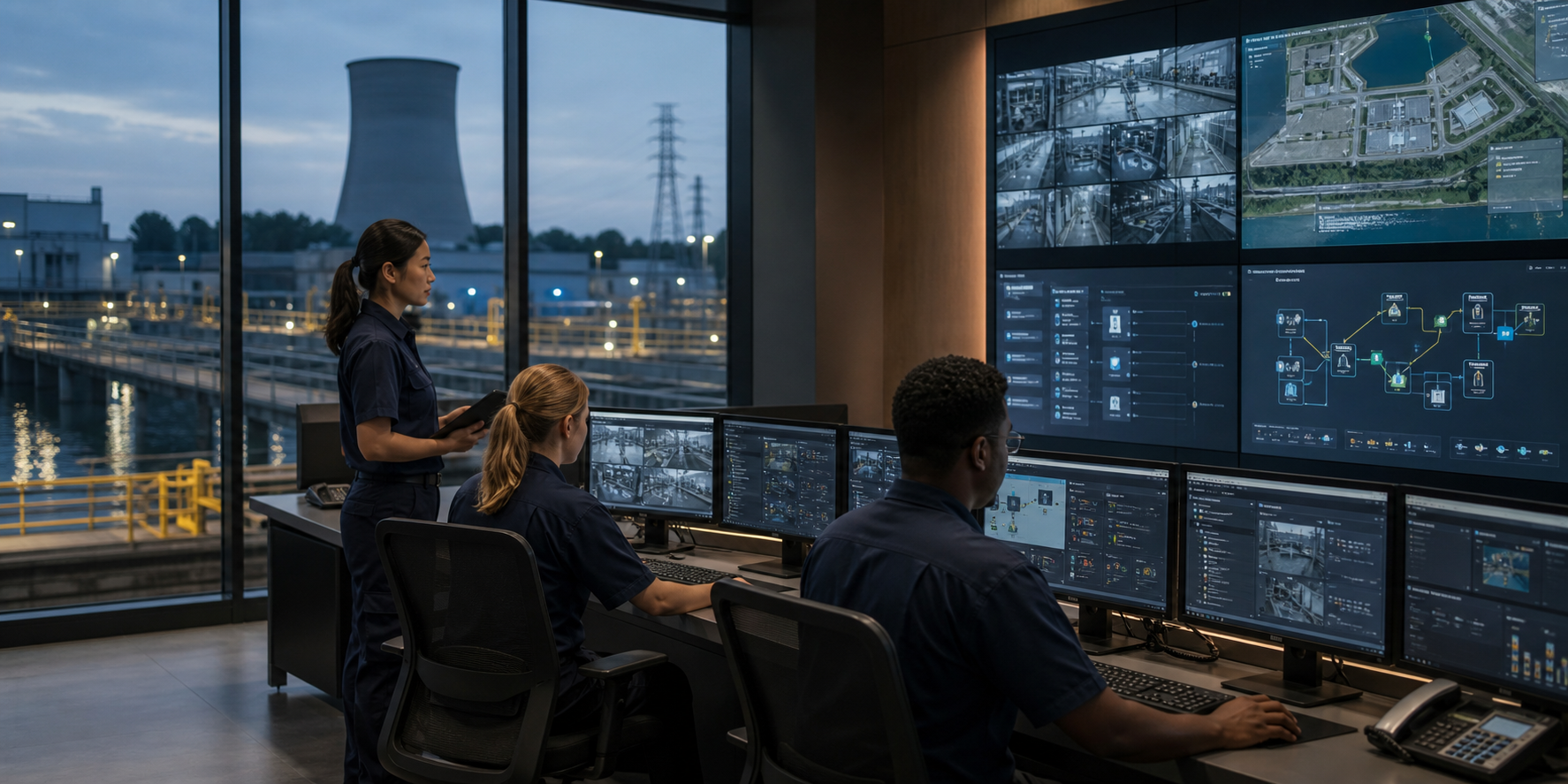 AI Security Integration for Critical Infrastructure Sites