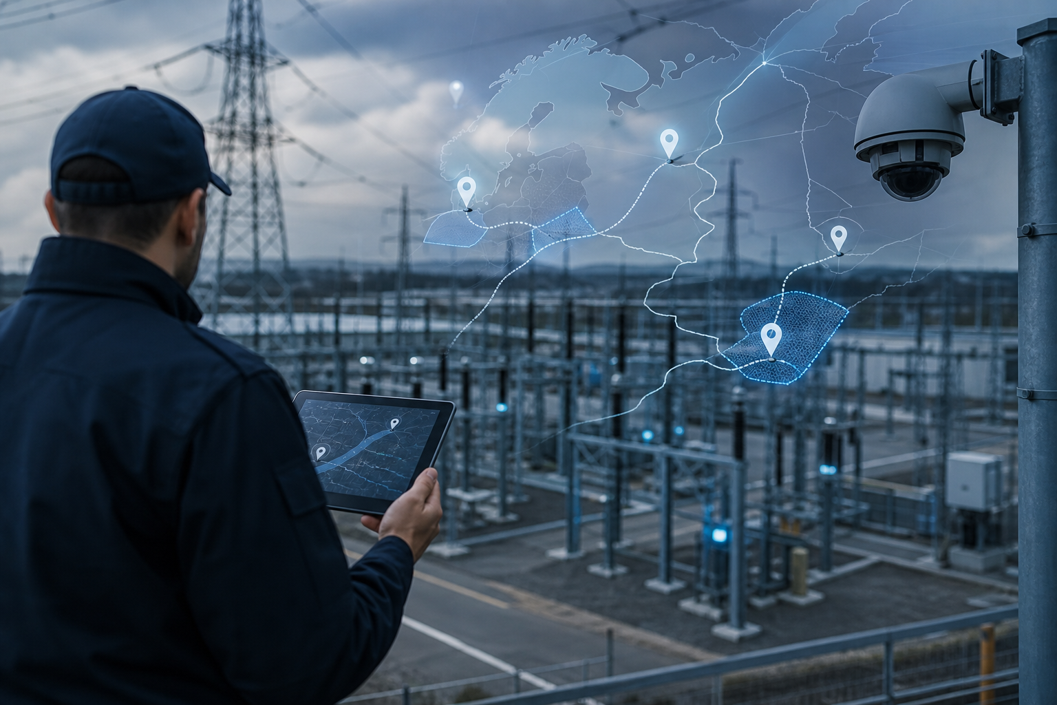 Critical Infrastructure Mapping Surveillance Security