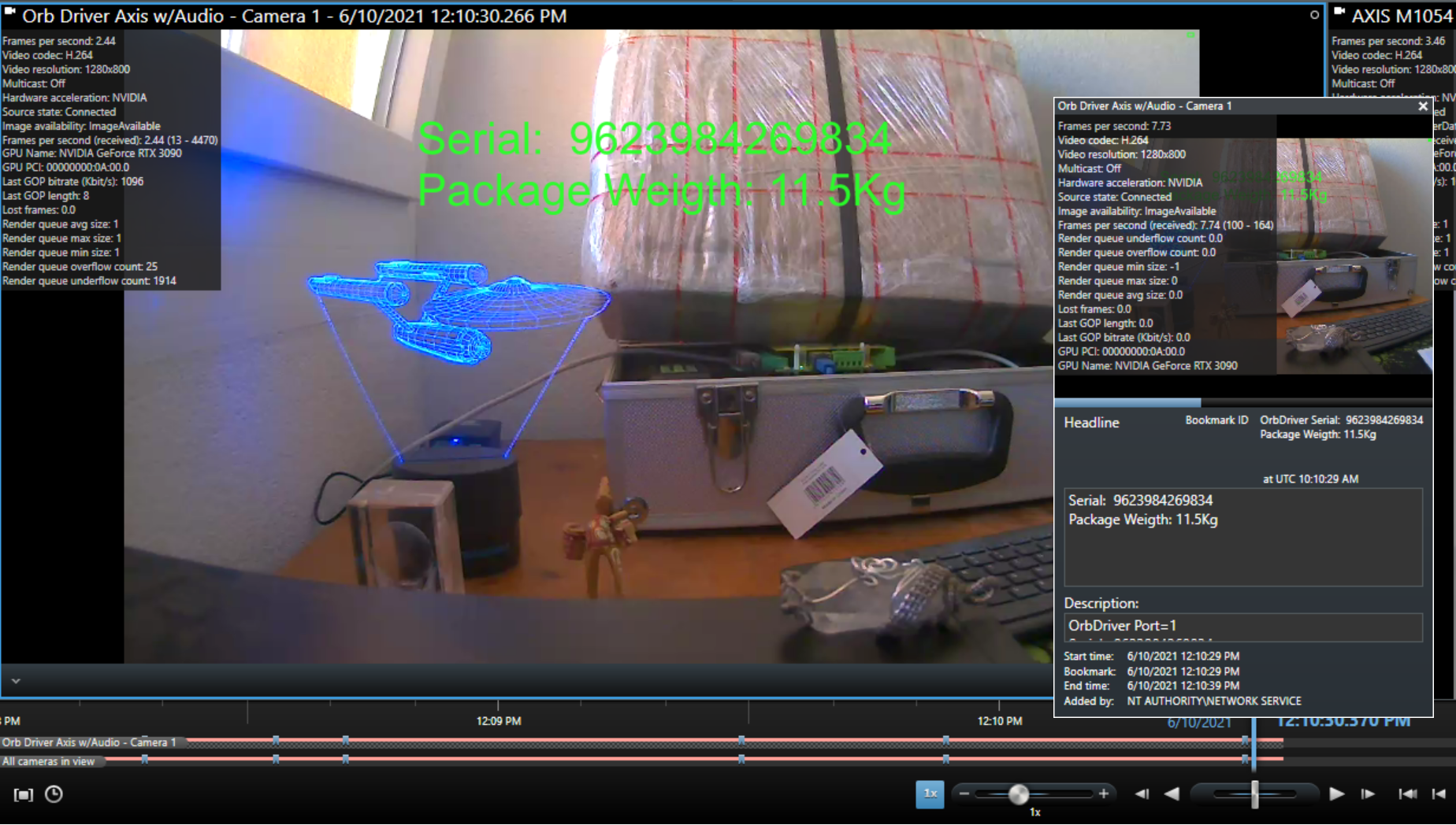 Smart Client Metadata Text Overlay