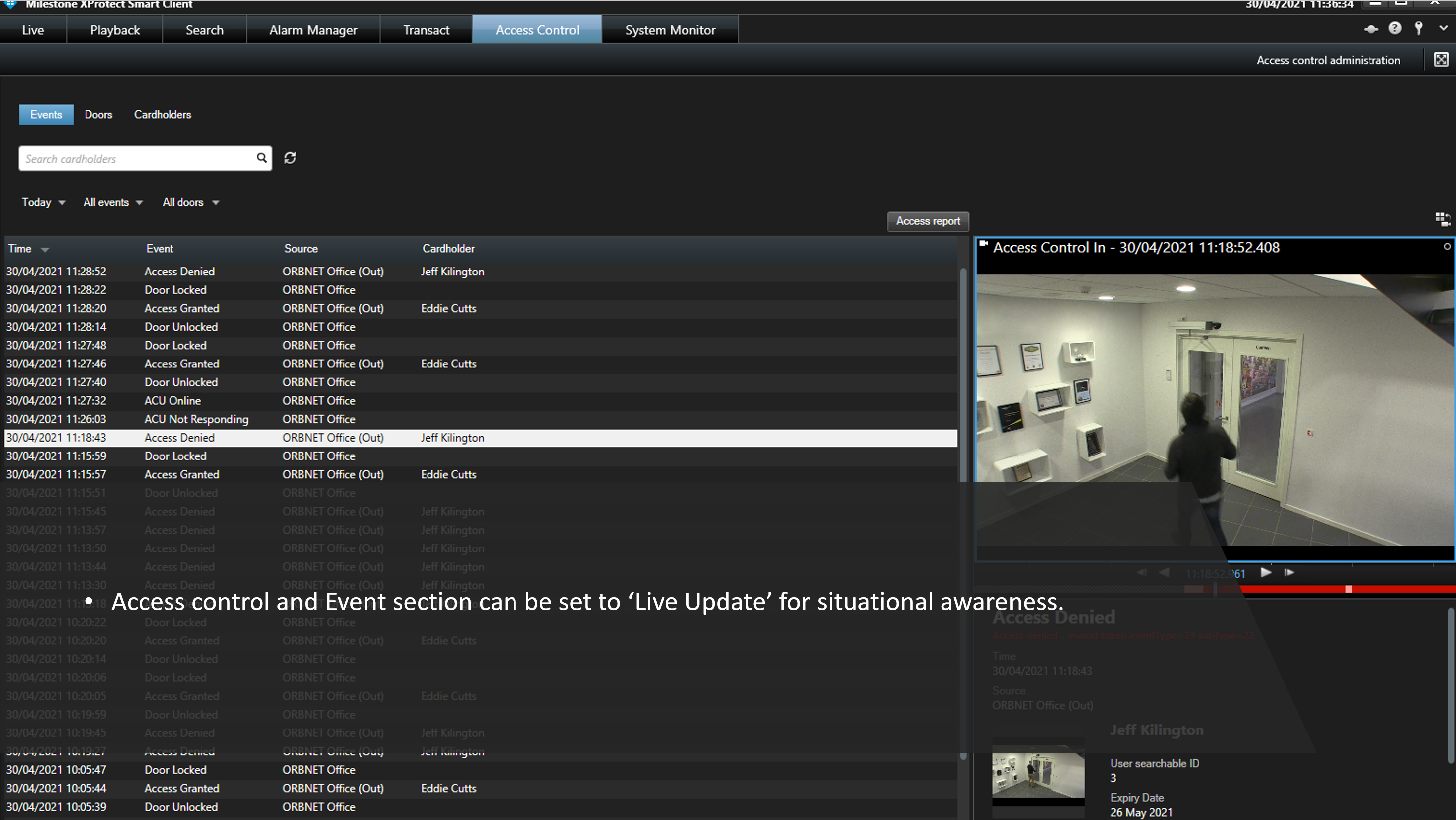 Live Events