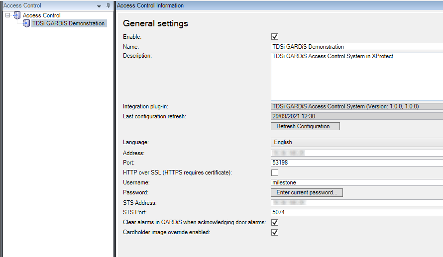 Management Client Configuration