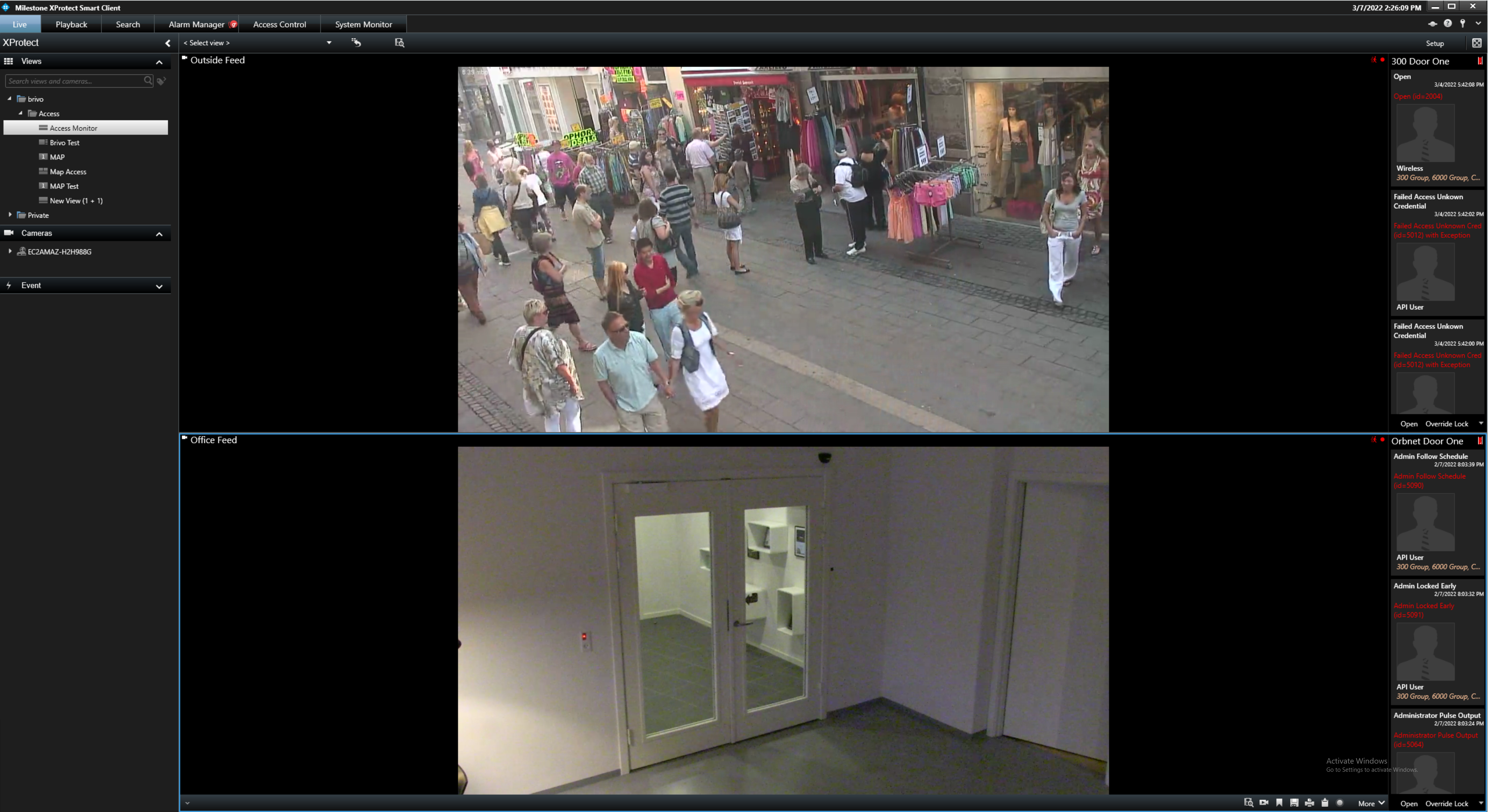 Smart Client - Access Monitor